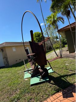 Rustic outdoor Metal Structure