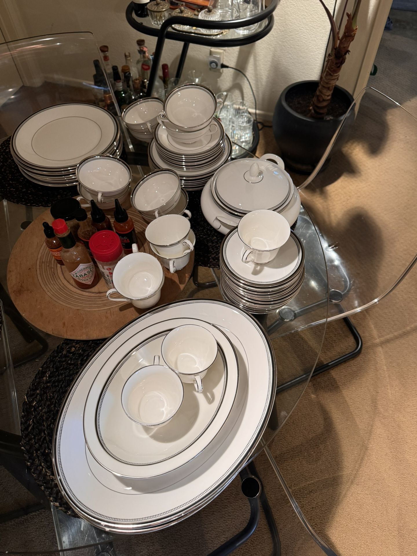 Royal Doulton Sarabande 53 piece China Set
