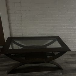 Glass Top Coffee Table 