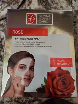 Rose spa facial mask, new