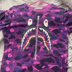 Purple Camo Bape Shirt 