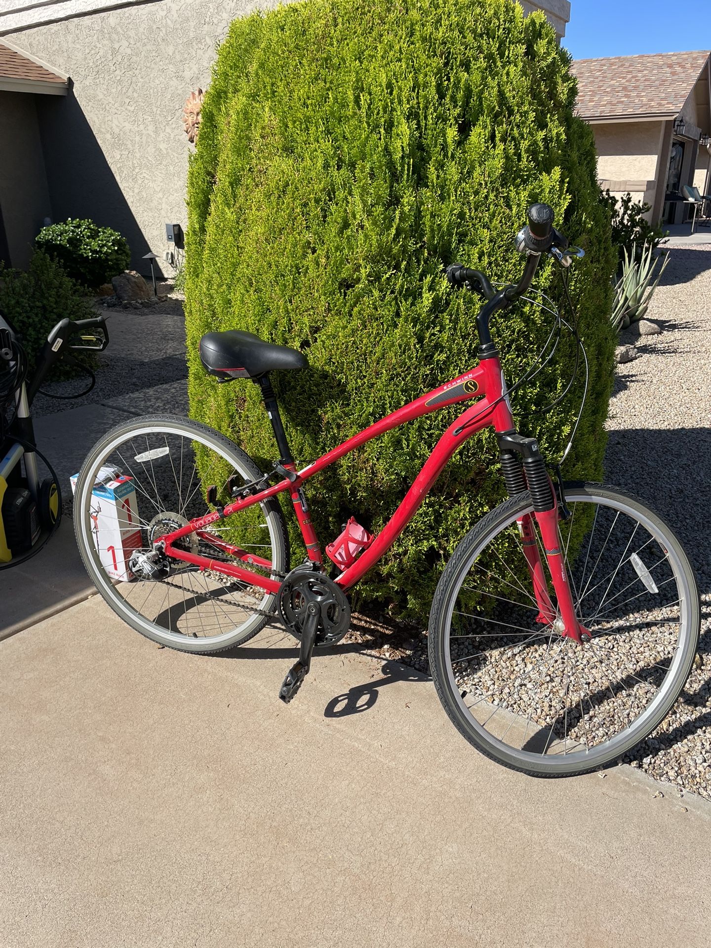 Ladies, bike, Schwinn