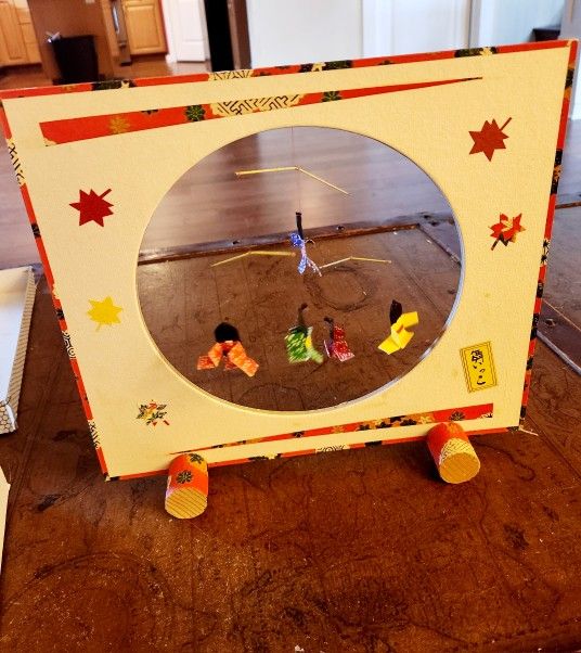 Origami Geisha Mobile from 1960's Okinawa
