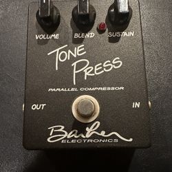 Barber Tone Press Effects Pedal Parallel Compressor For Guitar Or Bass