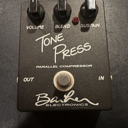 Guitar Or Bass Effects Pedal Barber Tone Press Effects Pedal Parallel Compressor