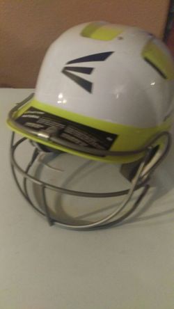 Fast pitch helmet.