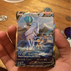 Ice Rider Calyrex V Alt Art- 164/198 Holo Pokemon Card Chilling Reign