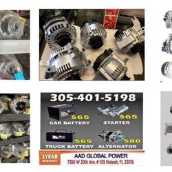 Garantía De 12 Meses Para Los Alternadores Reconstruidos Nuevos