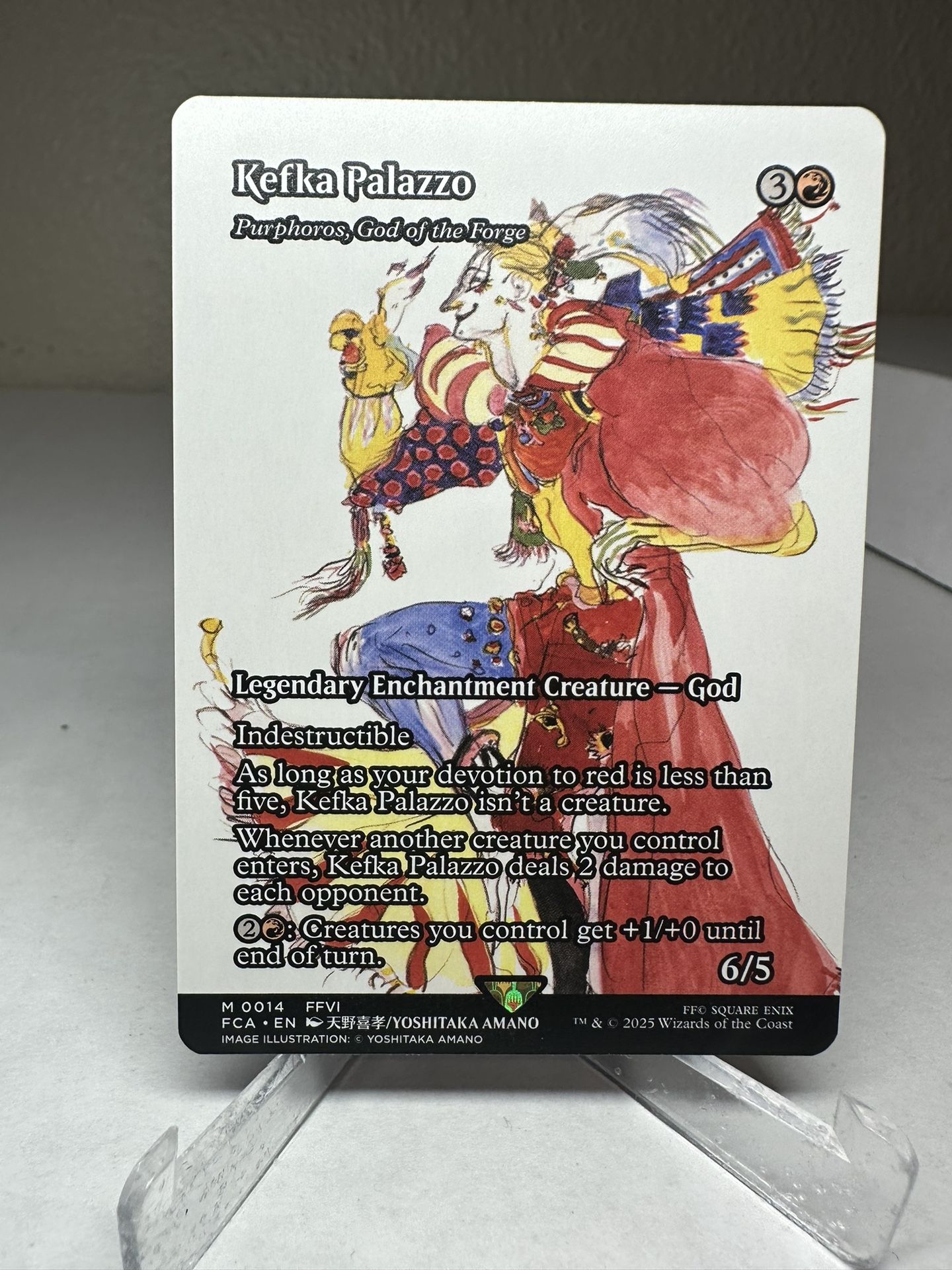 Magic The Gathering: Kefka Palazzo - Purphoros, God of the Forge