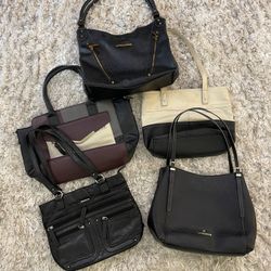 Bundle Of 4 Purse Pocketbook Handbag Bag Lot 