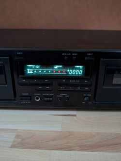 Onkyo TA-RW311 Stereo Dual Cassette Tape Deck Recorder Vintage!