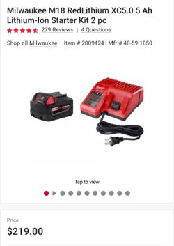 Brand new battery/ and slightly used sawzall with extra blades