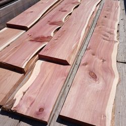 Live Edges CEDAR SLABS 