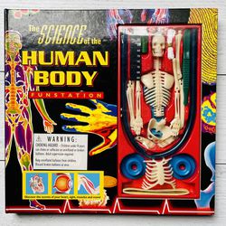 1997 The Science of the Human Body Fun Station Skeleton Boxed Sealed