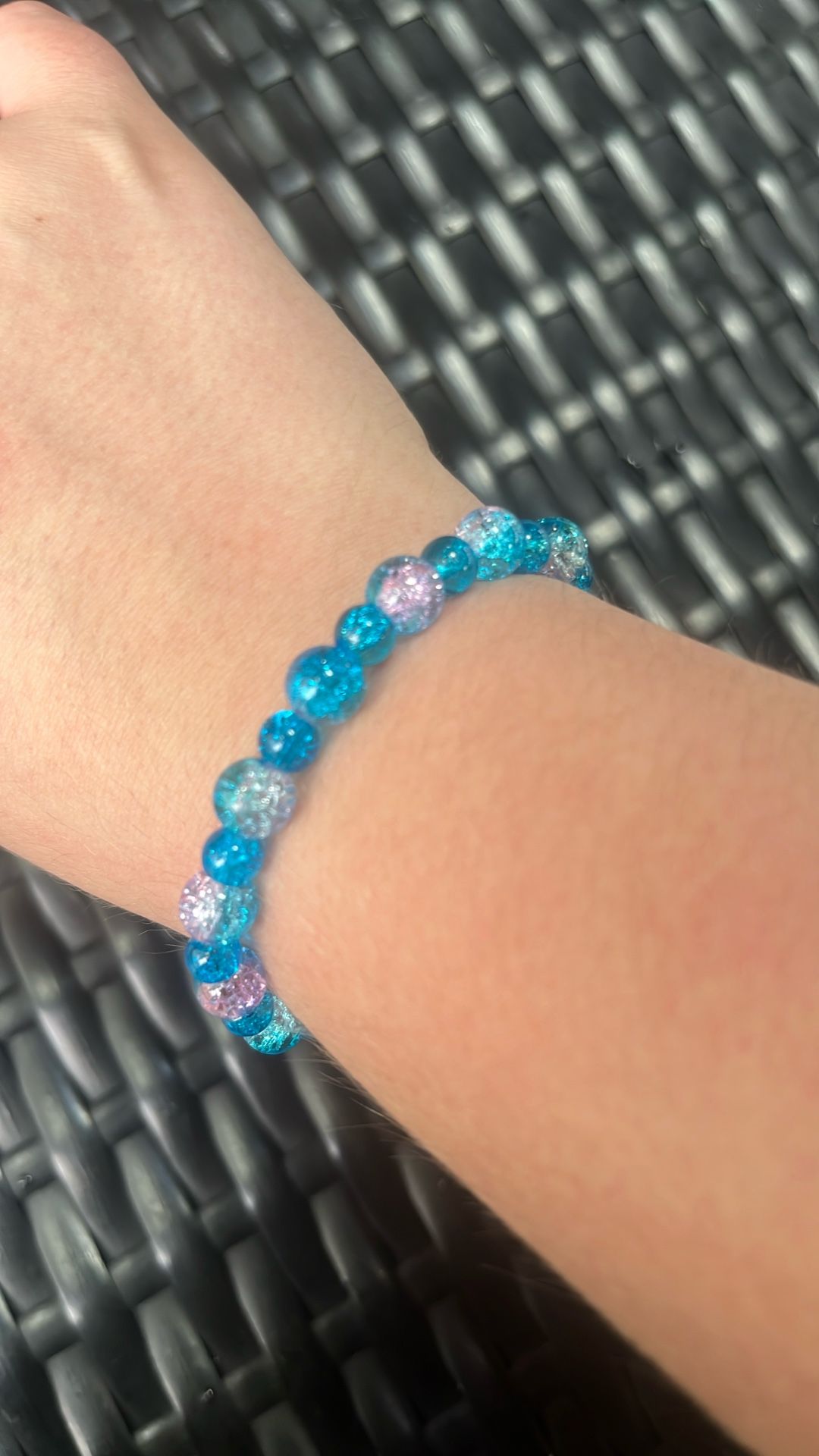 Blue and purple bracelet
