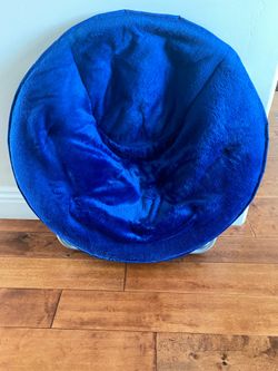 Adult Royal Blue Saucer Chair