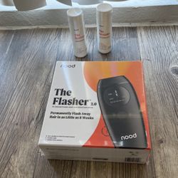 NEW Flasher 2.0 by Nood, IPL Laser Hair Removal Device for Men and Women, Pain-free and Permanent Results, Safe for Whole Body Treatment - Matte Black