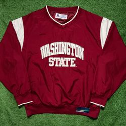 Vintage Washington State University Cougars Russell Pullover X-Large