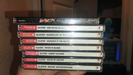 SLAYER CD set (8 CD's, 8 albums)