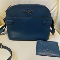 Women's Kate Spade Staci Leather Dome Crossbody w/ Wallet