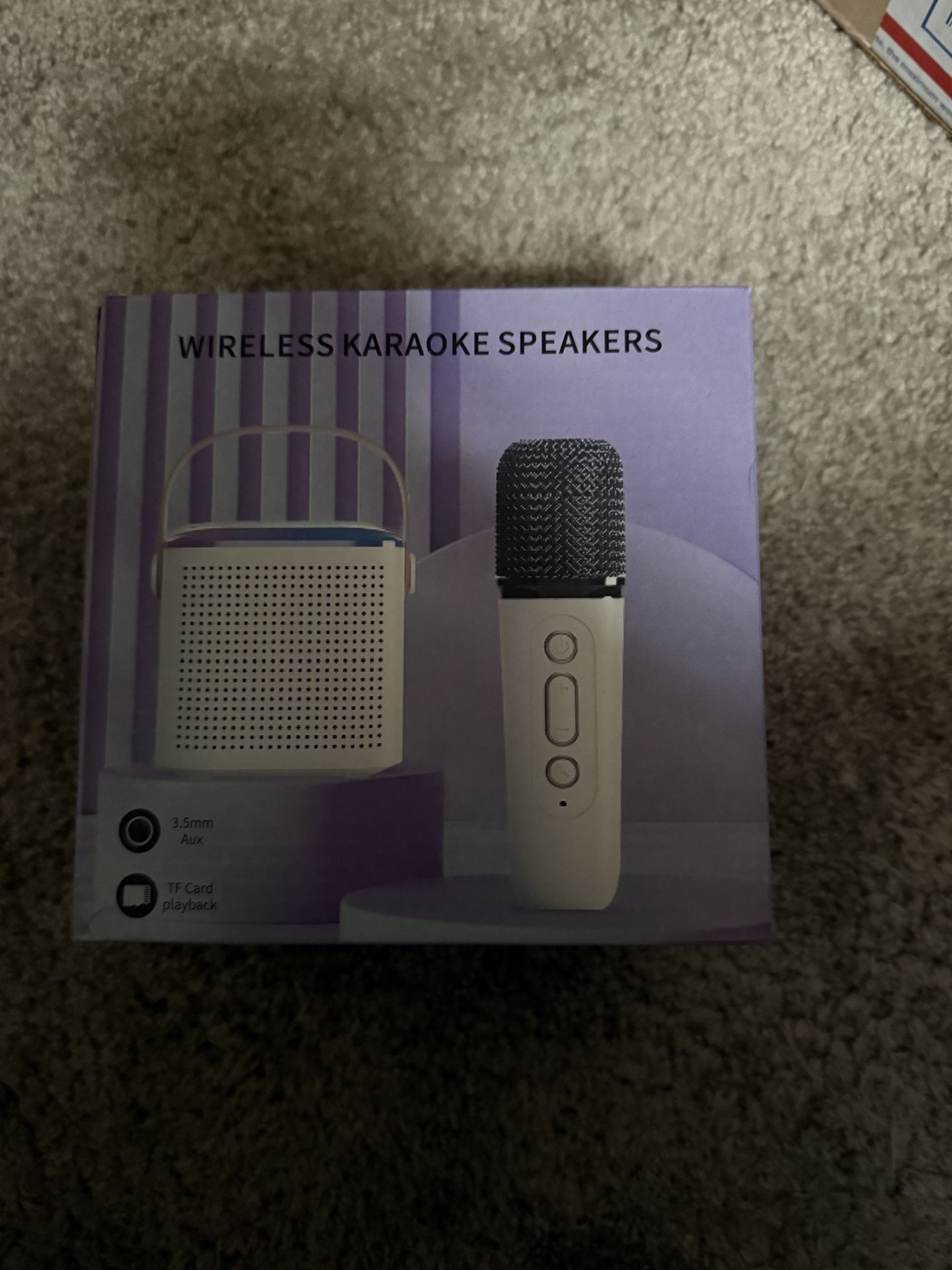 New Wireless Mini Karaoke Speaker With 2 Microphones