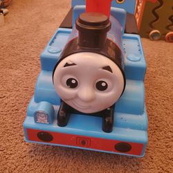 Thomas & Friends Sit On Train With Slide