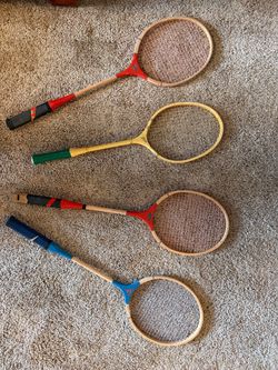 Vintage badminton rackets