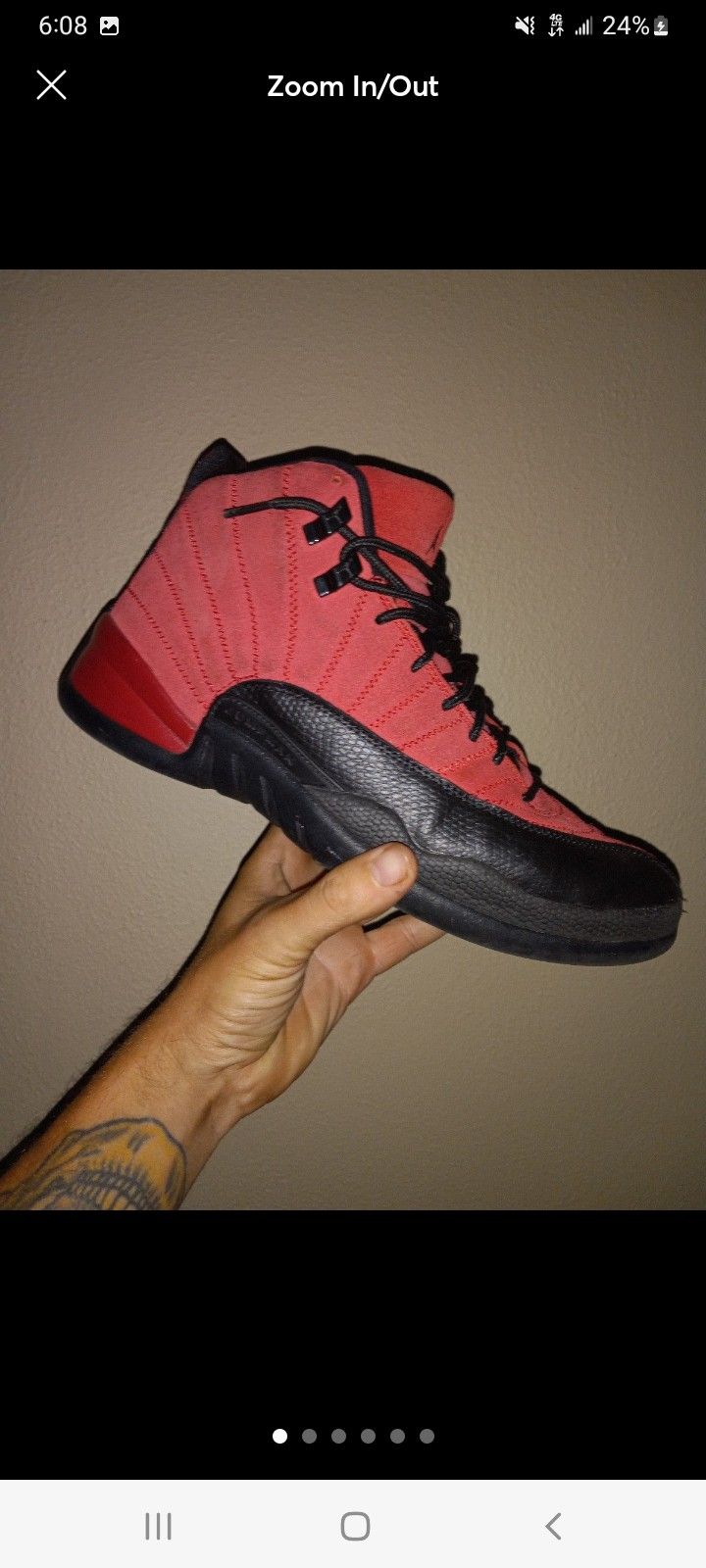 Air Jordan 12 Reverse Flu Game