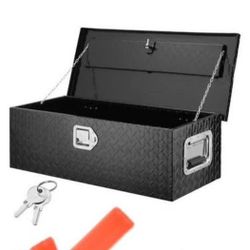 VEVOR 30 in. L x 13 in. W x 9.6 in. H Top Mount Truck Tool Box Aluminum B...