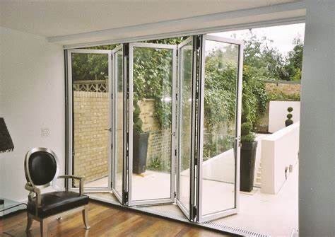 Bifold door, aluminum, Low E/argon, double tempered glasses, in stock (8, 10, 12ft) x (80”, 96” tall) , please come our showroom and select, please pr