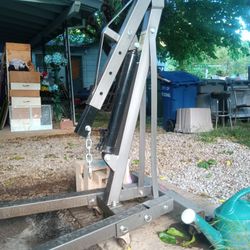 Heavy Duty 3 Ton Folding Shop Crane Made By Pits Burge   
