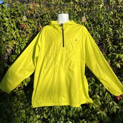 Men’s Yellow Adidas Windbreaker 