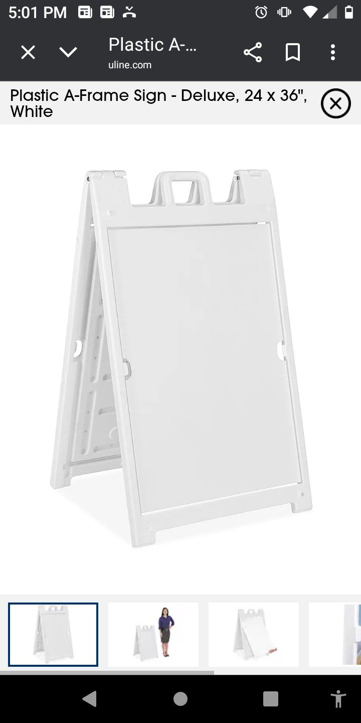 Plasticade A-frame Advertising Signs 