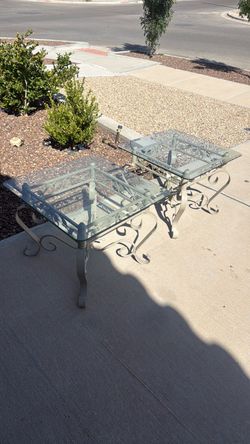 Glass side table (2)