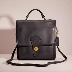 Coach Vintage Black Station Bag