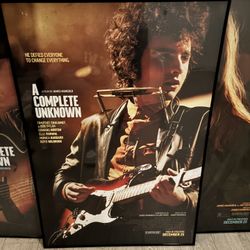 Bob Dylan A Complete Unknown Timothy’s Chalomet Movie Poster