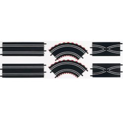 Carrera Track Pack 1 - Expansion Set Includes Additional Straight and Curve Racetrack Sections for Racetrack Extension and Customization