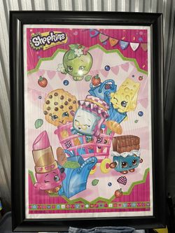 Shopkins Huge Framed Poster 43in 