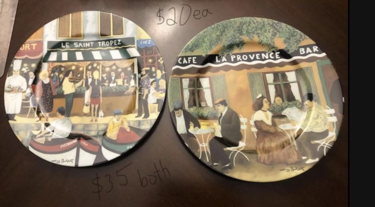 GBC Guy Buffet Collection Plates