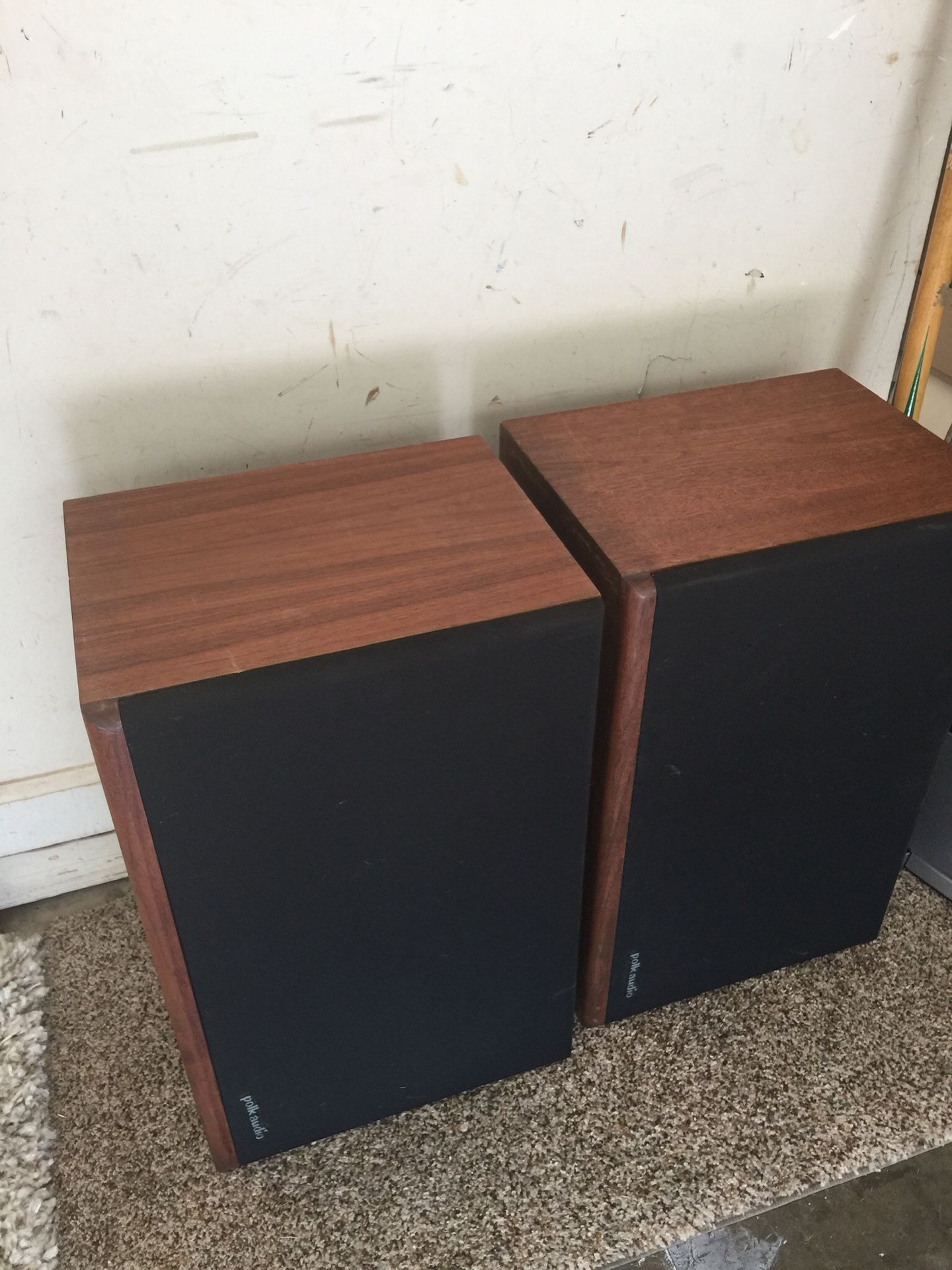 Polk Audio Speakers Vintage Nice Condition