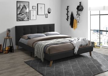 Decco King / Queen Bed - Grey