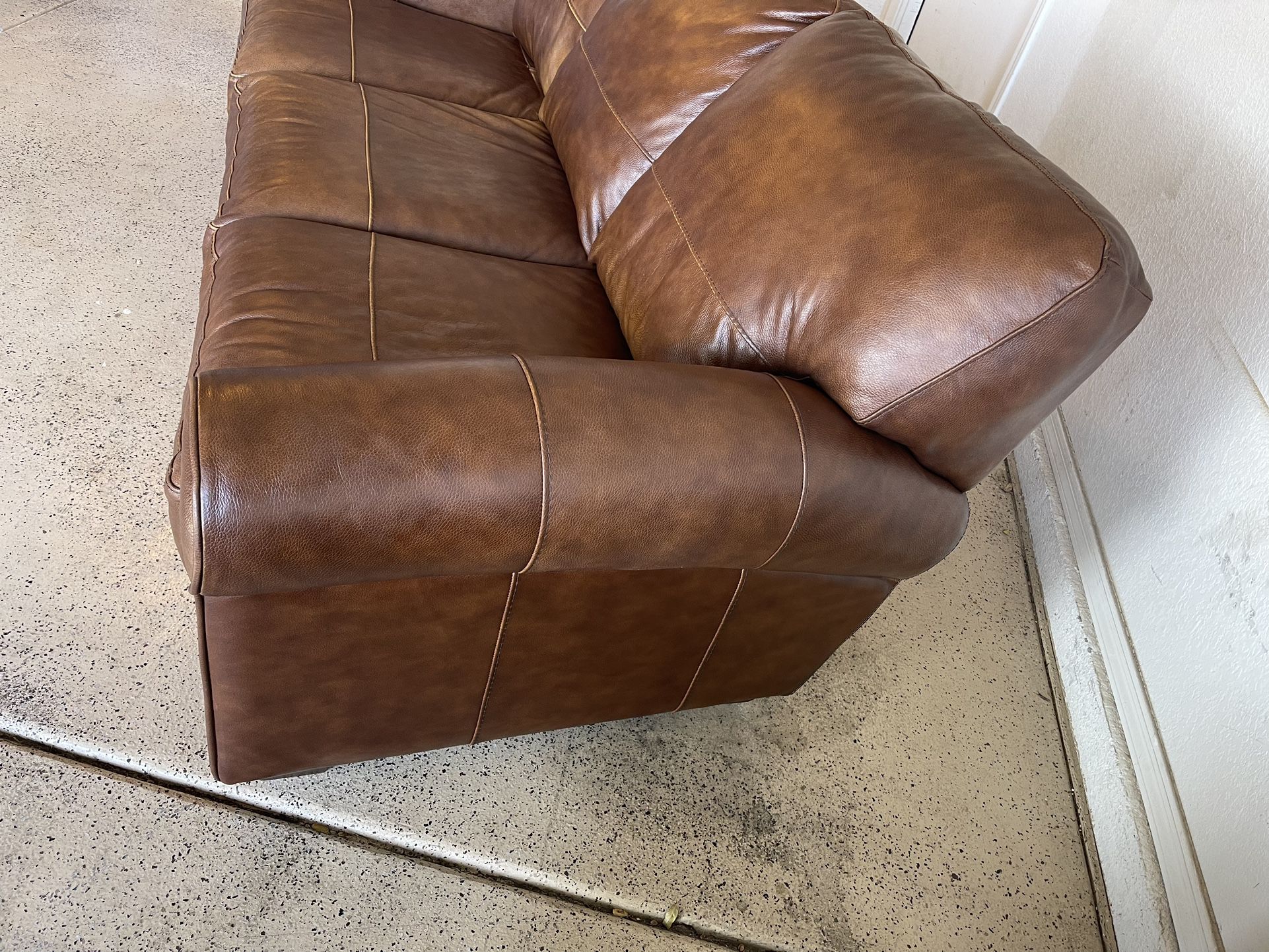 Whiskey Italian Leather Sofa Couch From American Furniture