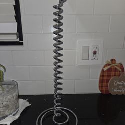 Metal kitchen paper towel holder stand 17in