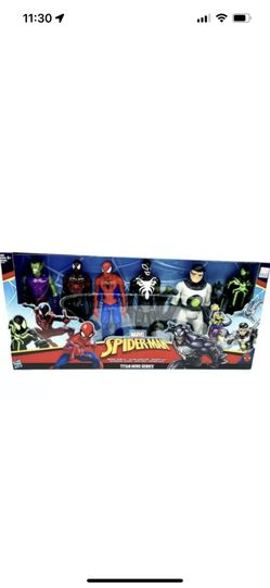 Titan Hero Series Spiderman 6 Pack Brand New