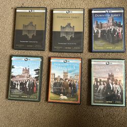 DOWNTOWN ABBEY, Seasons 1-6, Original UK Edition, COMPLETE with 3 Discs/ Season, Excellent Condition 