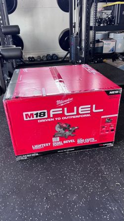 *UNOPENED* Milwaukee M18 FUEL Dual Bevel Sliding Miter Saw Kit