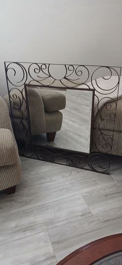 Heavy iron mirrors  and wall leaf frame 50 for all