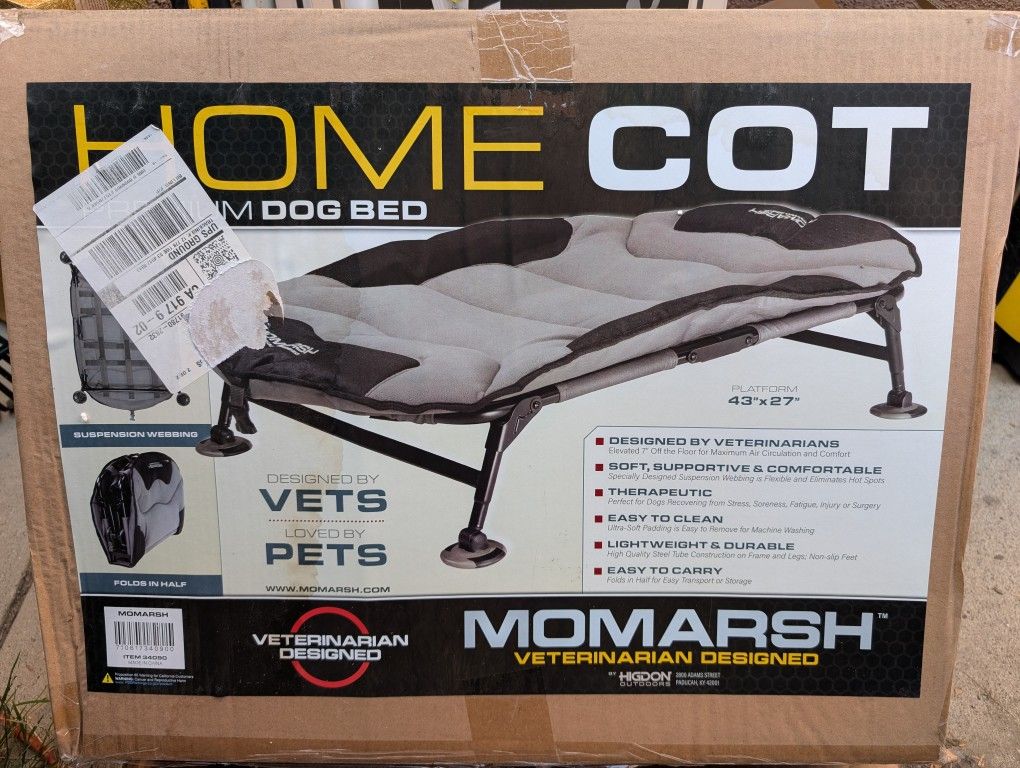 New Momarsh Elevated Dog Cot Bed