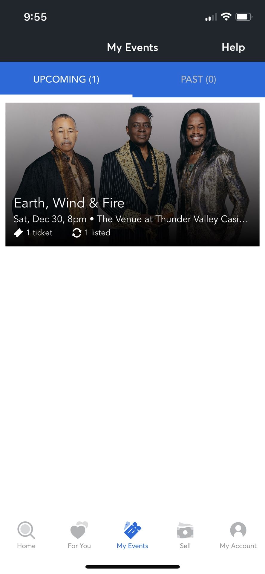 Earth Wind&Fire Tickets