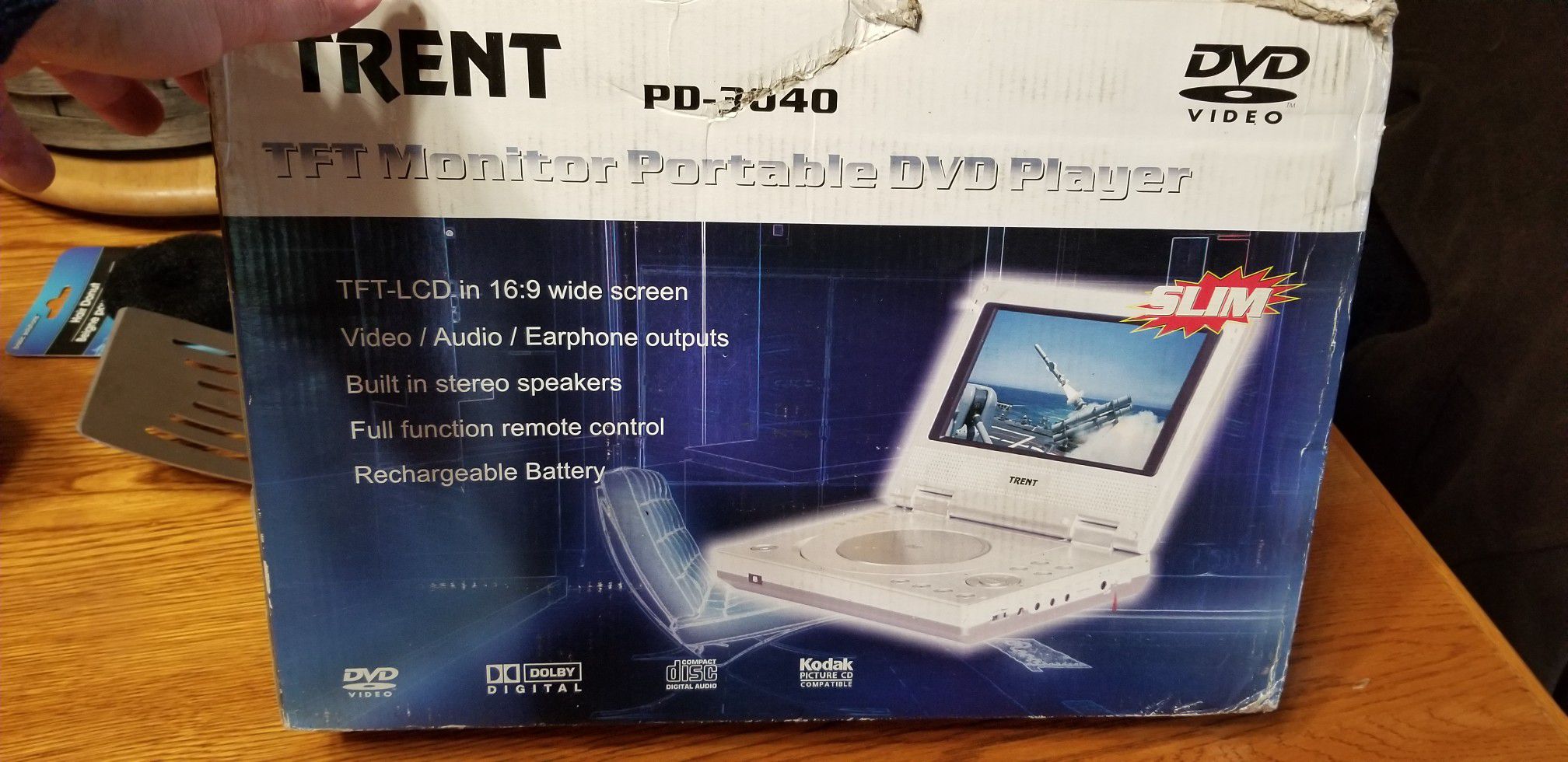 New portable DVD player